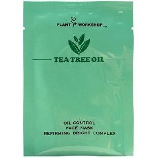 [植物工坊]茶树油精华控油紧肤焕采面贴膜 单片装